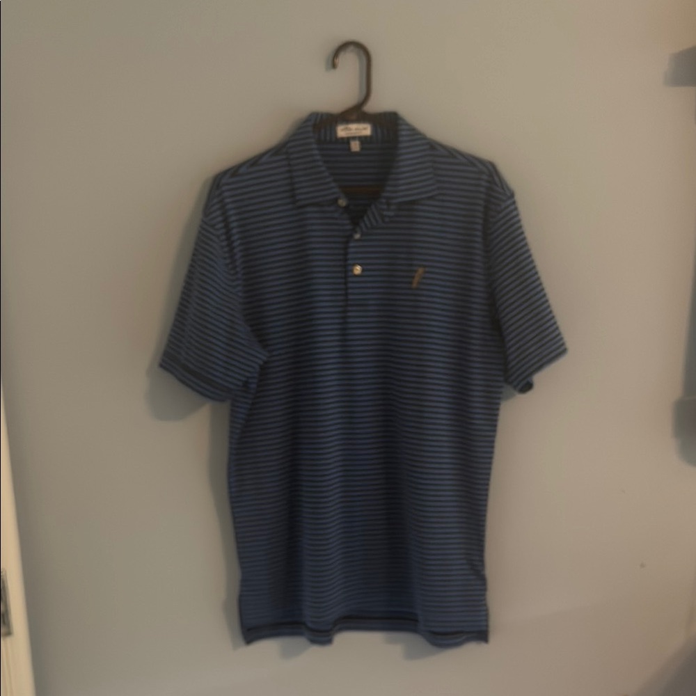 Peter Millar Blue Polo Shirt Classic Design